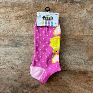 5/$20 NEW Adult 5-9.5 PEEPS Polka Dot Chick Socks